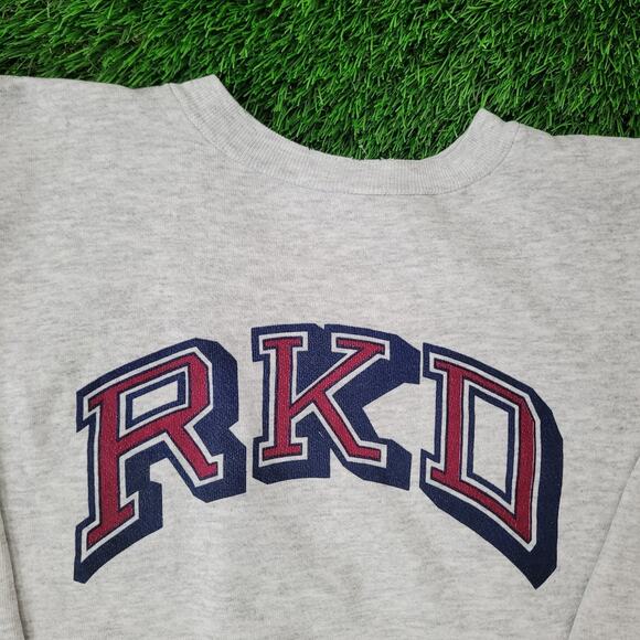 Vintage 90s Velva-Sheen RKD Sweatshirt Womens XL 24x24 Gray - Picture 9 of 12